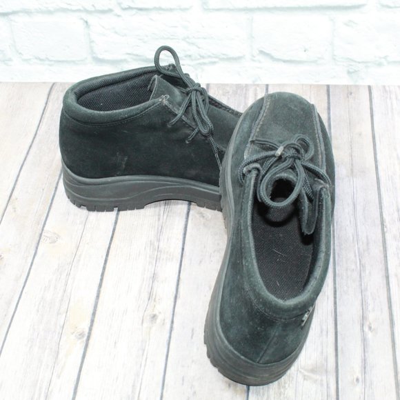 Sao Stacy Adams Dublin II Black Chukka Suede Lace Up Ankle Boots Size 9 M - Picture 7 of 10